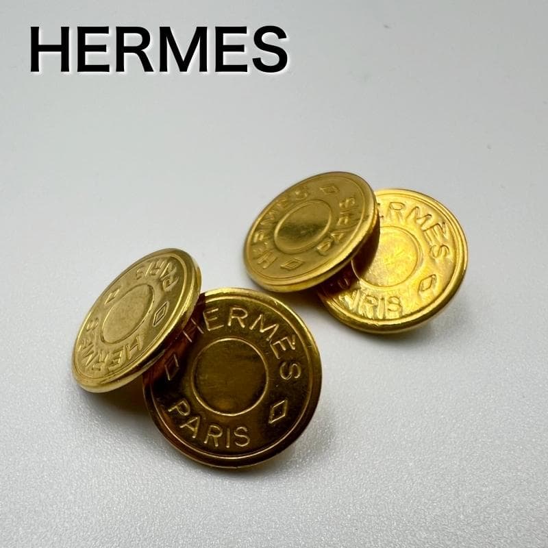 HERMES エルメス カフス セリエ ゴールド カフリンクス