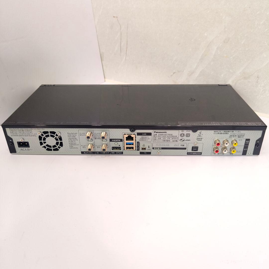 Panasonic 3TBブルーレイレコーダー DMR-BZT830動作確認済