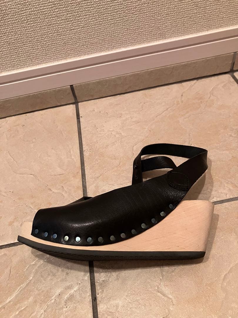 trippen トリッペン wood 革サンダル