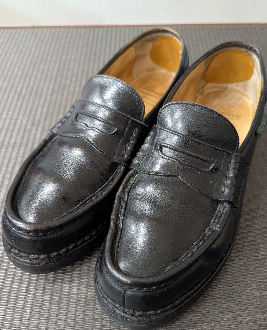 Paraboot パラブーツ ランス 革靴　ローファー　ドレス　7ハーフ 黒
