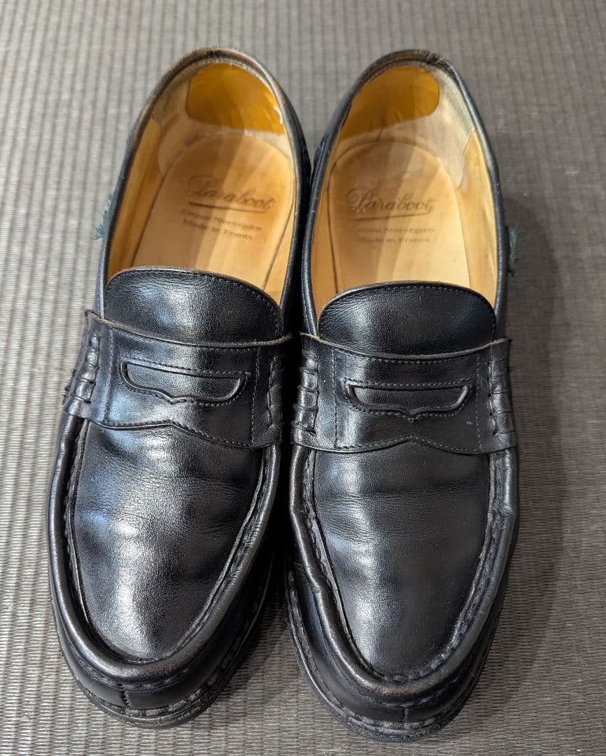Paraboot パラブーツ ランス 革靴　ローファー　ドレス　7ハーフ 黒