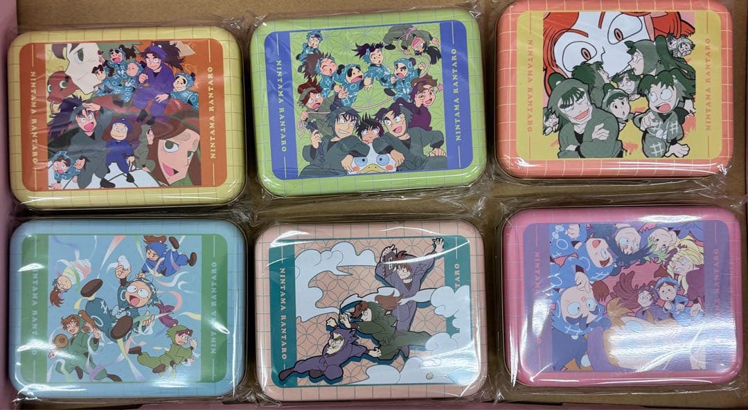 hinata【イオン限定】 忍たま乱太郎　クッキー缶　6缶セット