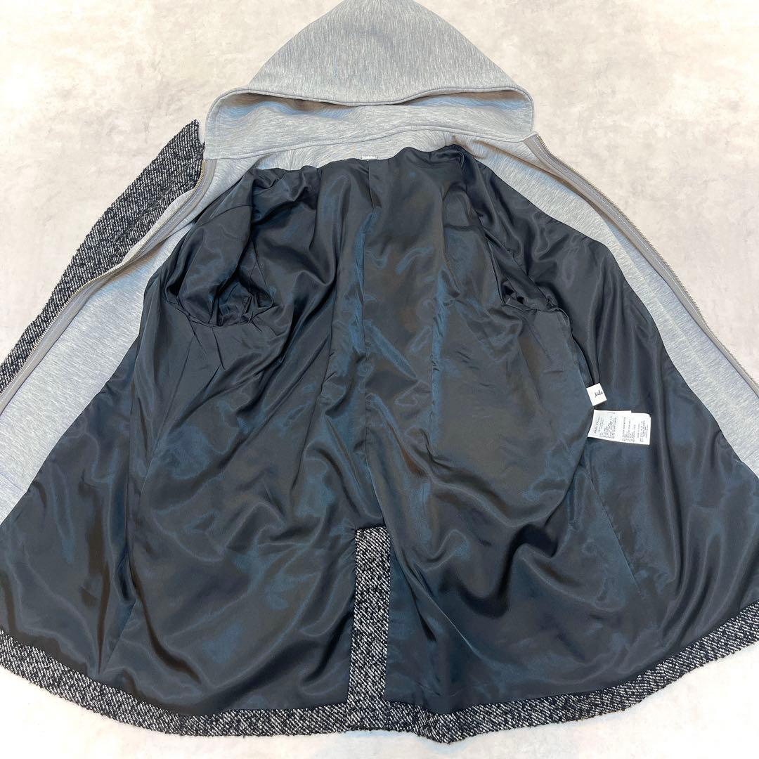 Mila Owen フードドッキングシングルブレストジャケット◇ツイード 1