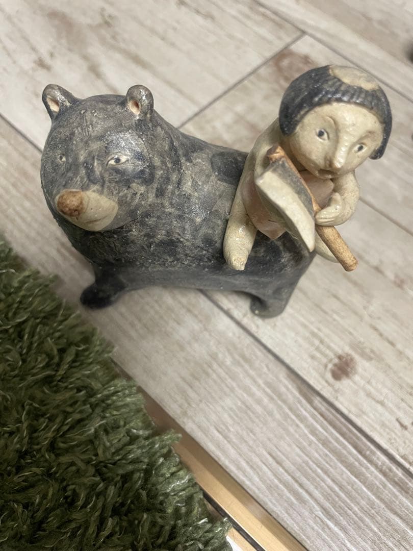 猫*様 大野素子　金太郎　人形オブジェ　五月人形