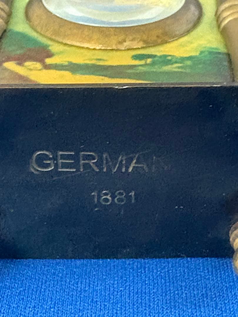 OMEGA アートワーク付き置時計