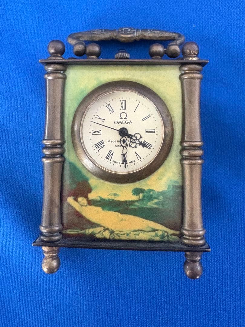 OMEGA アートワーク付き置時計