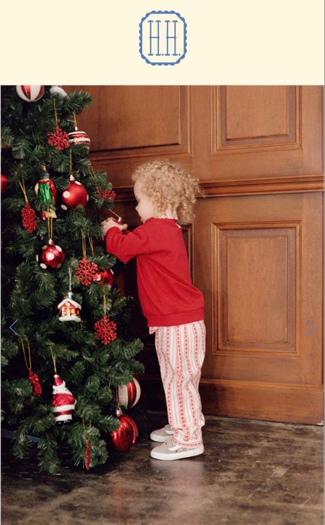 ベビーパジャマ House on the Hill Pajamas Flower Stripe