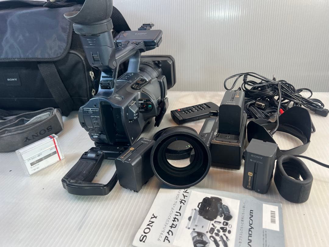SONY HDV HDR-FX1ビデオカメラ 本体と付属品一式