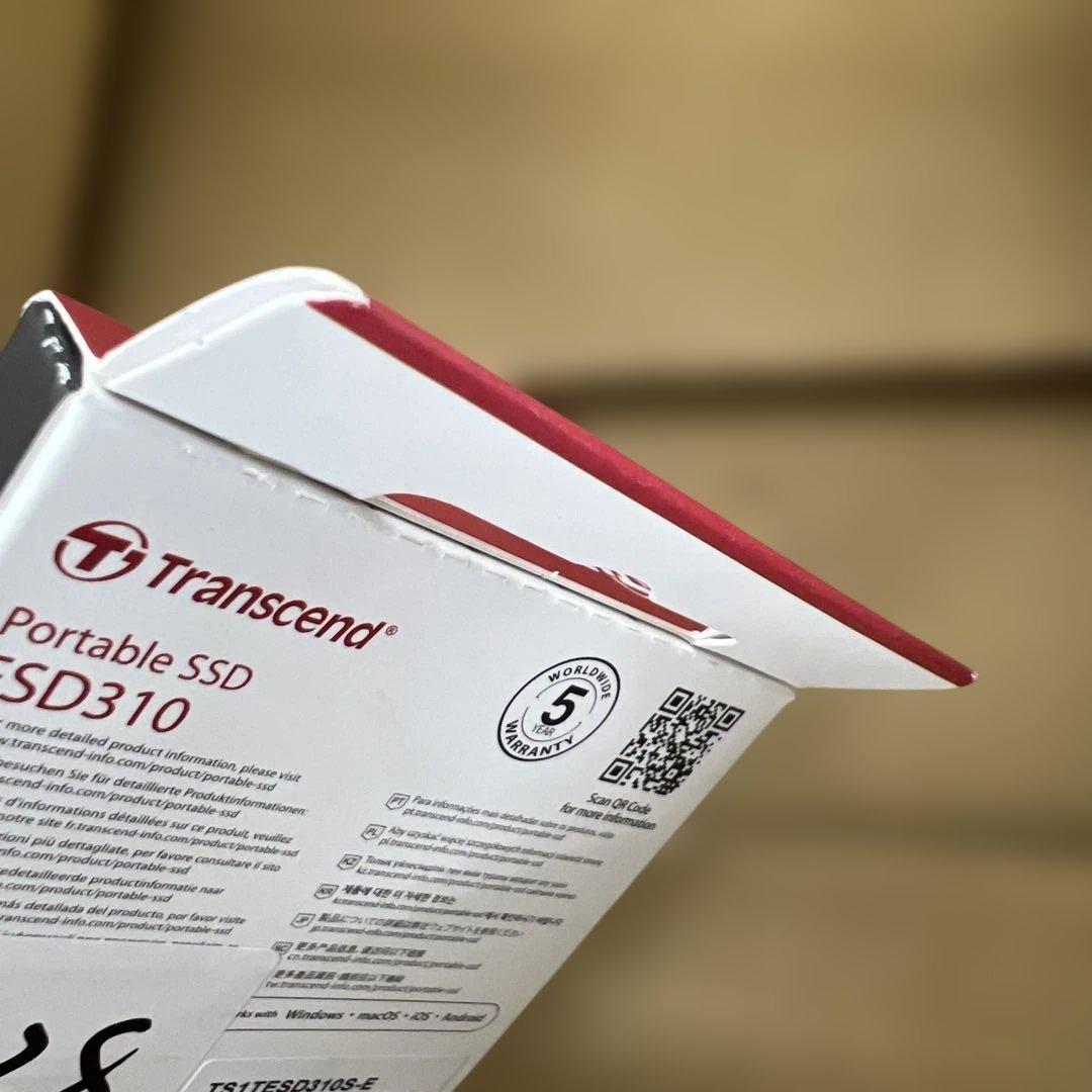 638 未開封トランセンド ポータブルSSD 1TB 最大1050 MB/s