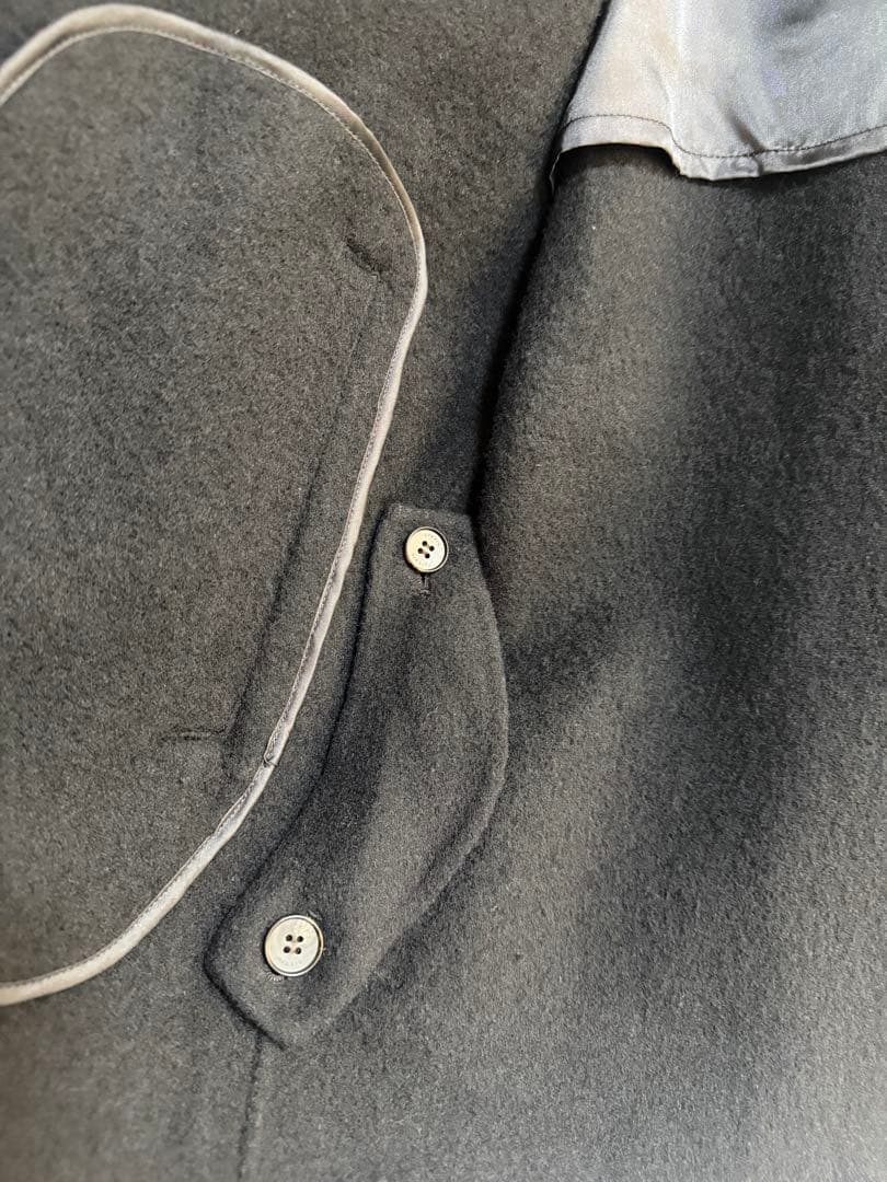 crewre 2wayウールリバーショートコート ブラック サイズ1