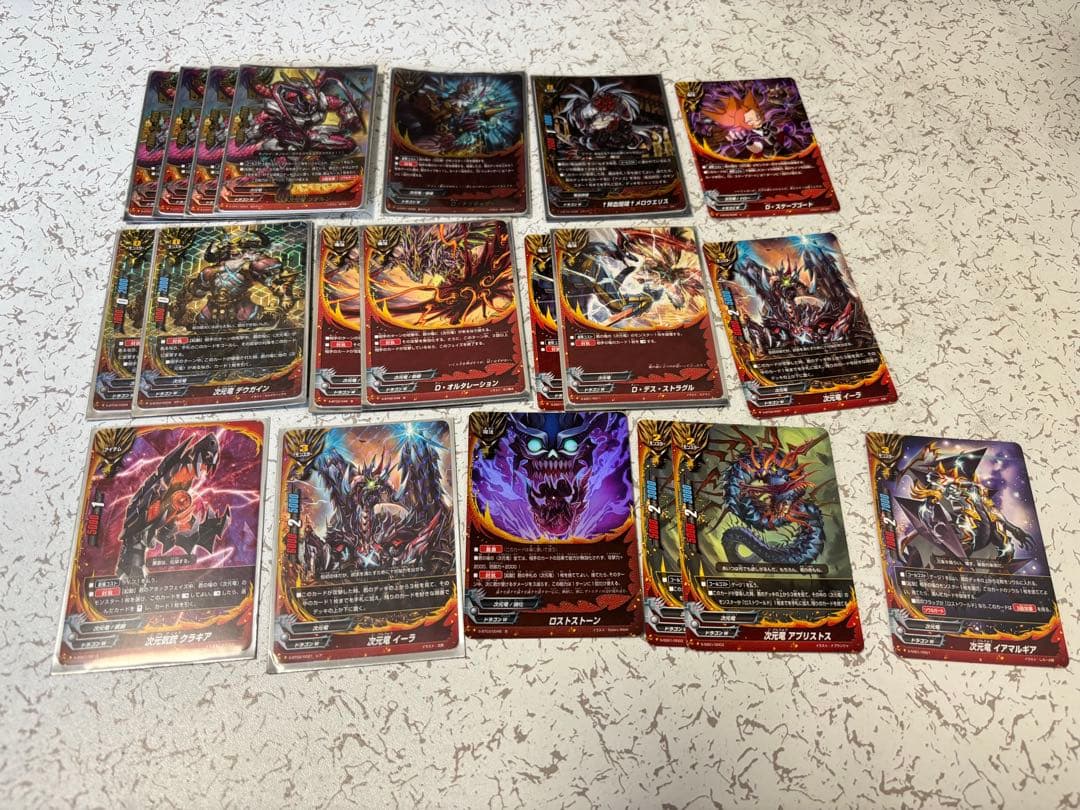 最終値下げ!!バディファイト　デッキ　ドラゴンアイン次元竜ロストワールド構築済み
