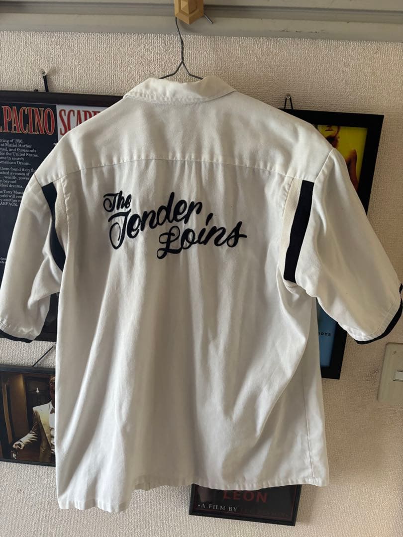 tenderloin 黄金期　刺繍入りショートスリーブボーリングシャツ