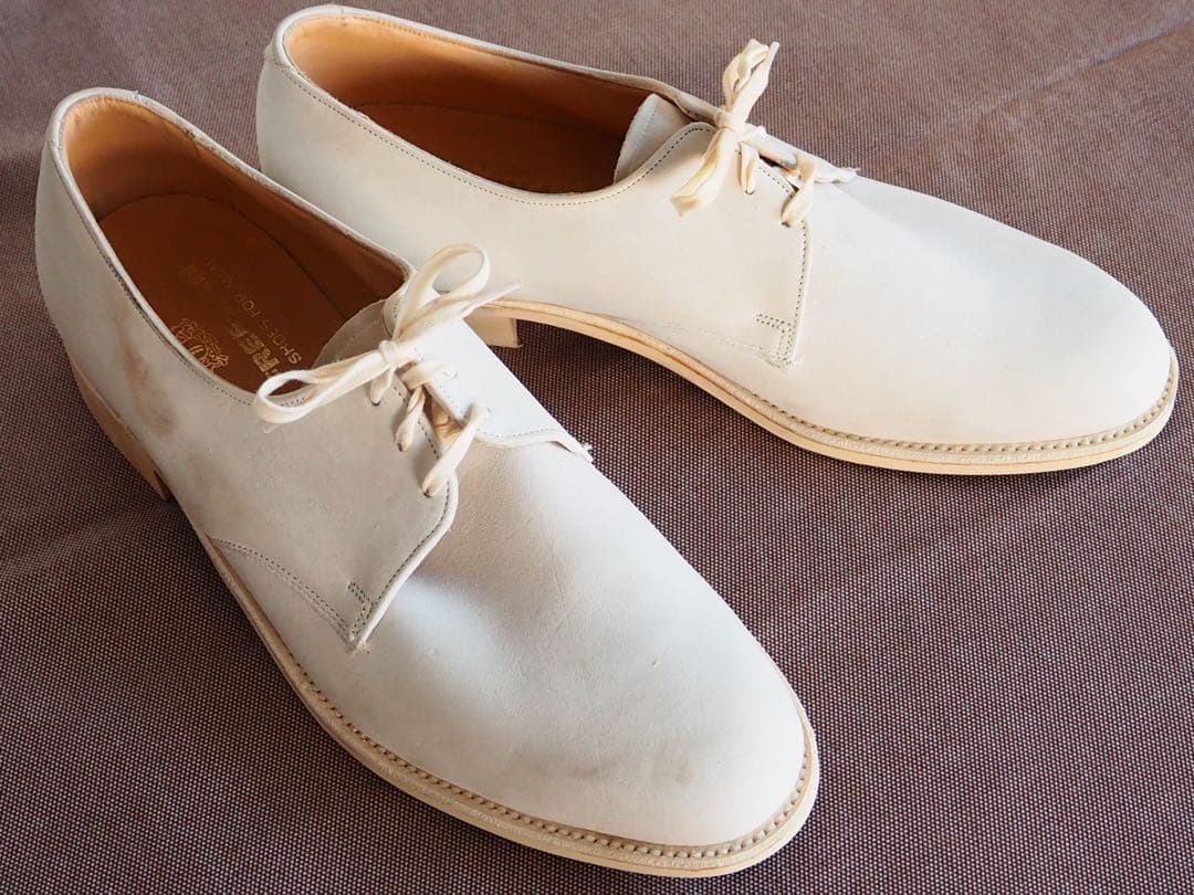 靴 60s Freeman White bucks shoes W/Box