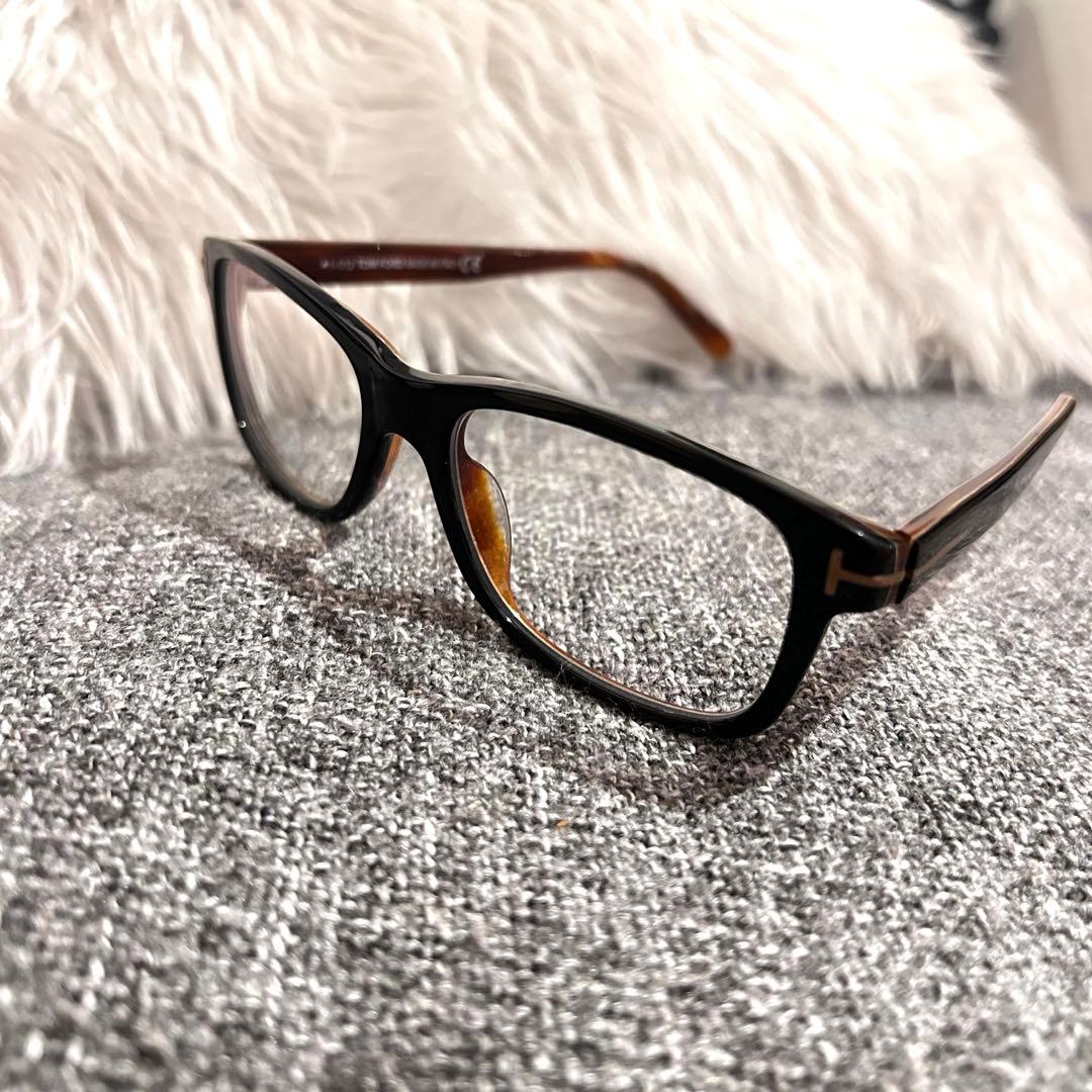 トムフォード TF 5223 伊達メガネ ブラック/べっこう