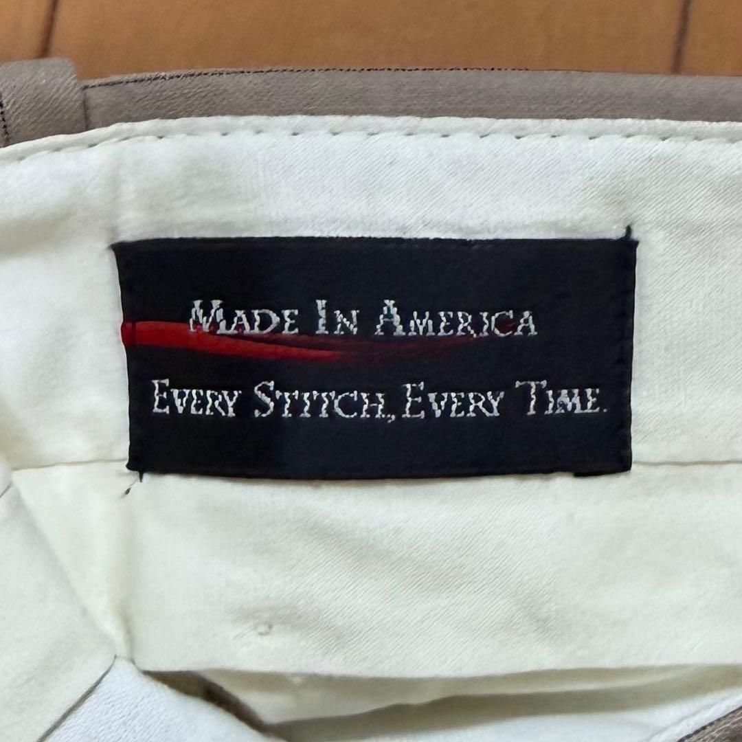 【ワイドスラックス】バギースラックス ワイドパンツ バギーパンツ USA製