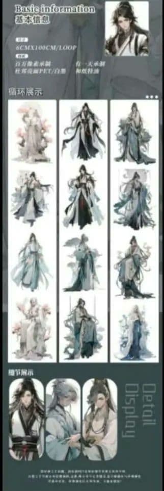 ユ*ナ様 ［新品・14点セット・おまけつき］海外マスキングテープ 青年マステ 男