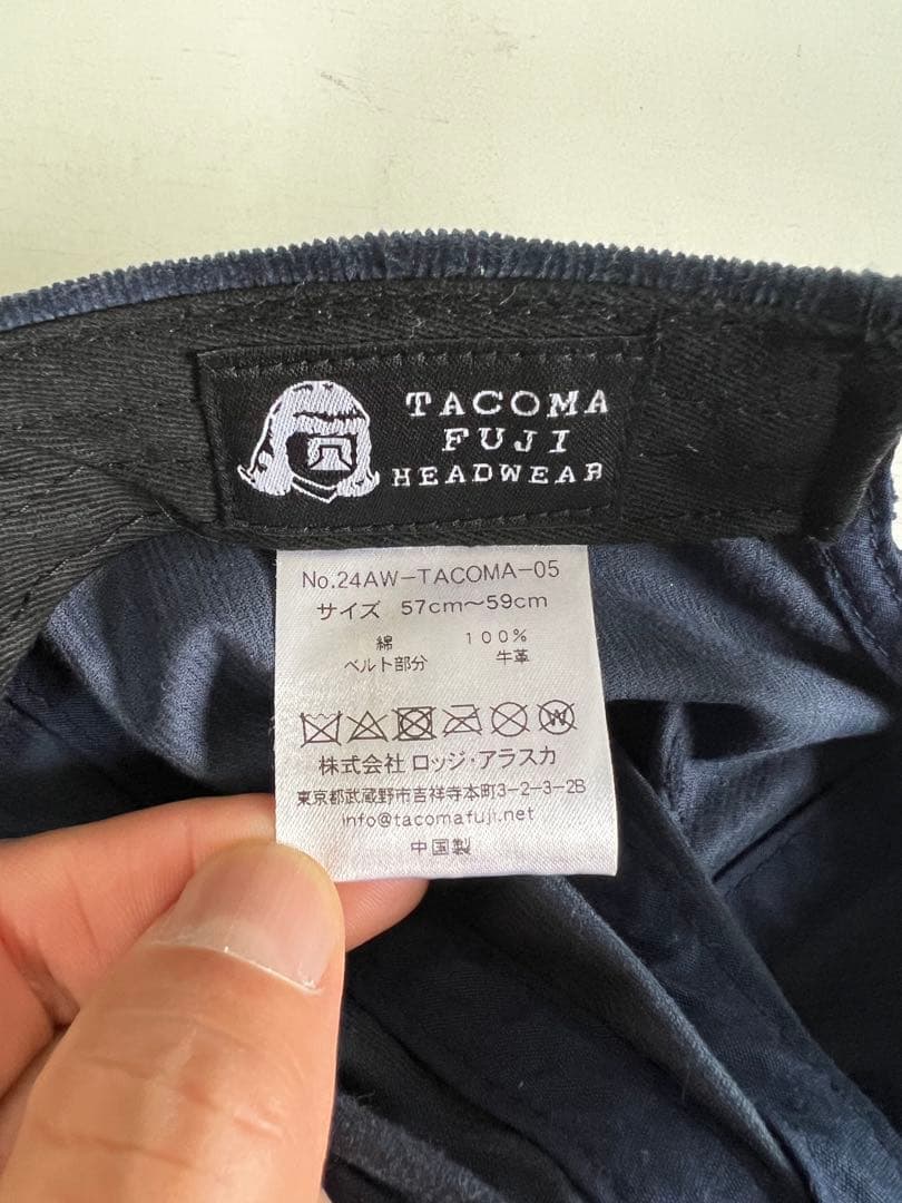 TACOMA FUJI RECORDS DISC キャップ TAKA着用