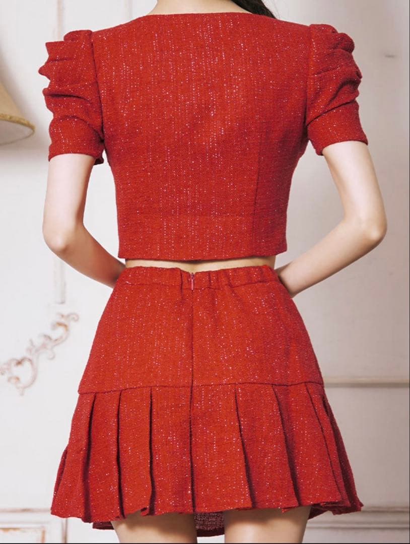 Jewels ツイードラメドレス