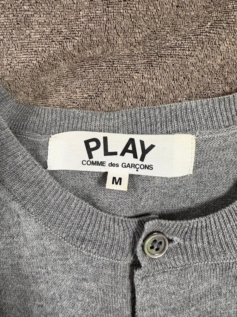 プレイコムデギャルソン　綿カーディガン　M