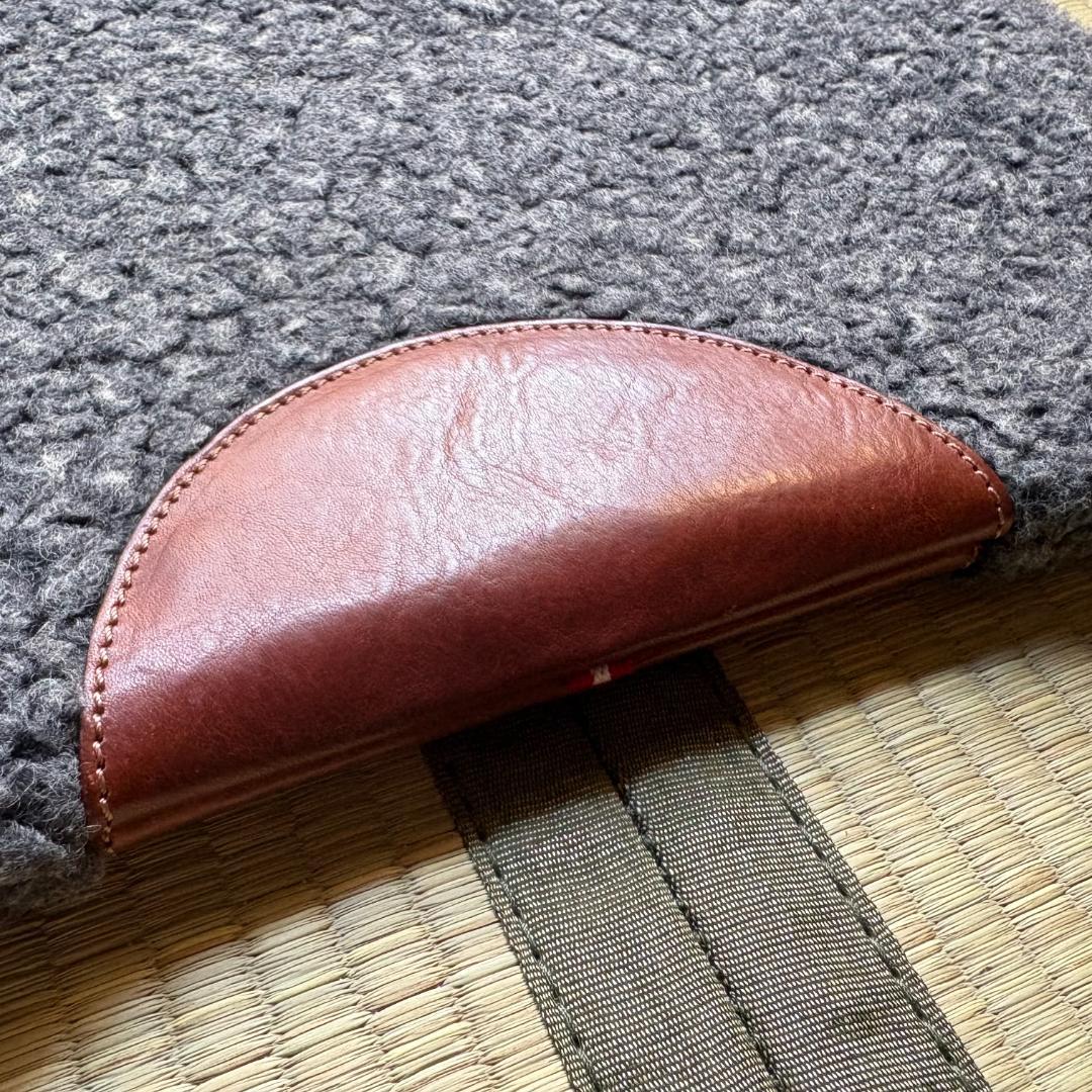 hardgraft MacBookケース 13インチ用 イタリア製 ウールレザー