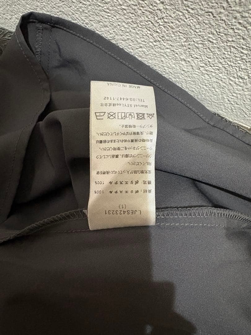 【LEJA】スパンコール刺しゅうボタニカルマーメイドケープボレロ付き