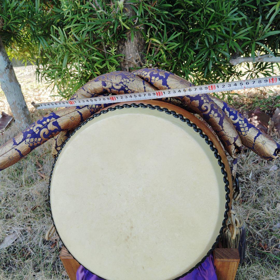 和太鼓 直径約40cm 金色模様
