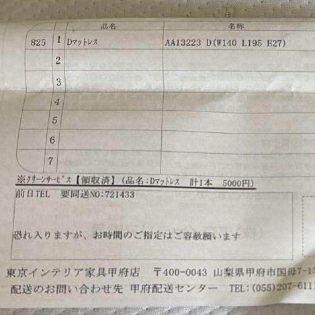 シモンズBeautyrest Premium ダブルマットレス