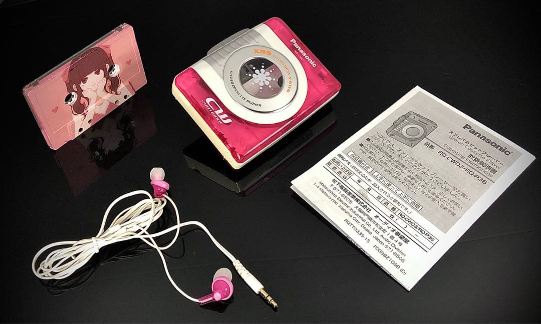 カセットプレーヤーPanasonic RQ-CW03 「 整備済み、完動超美品」