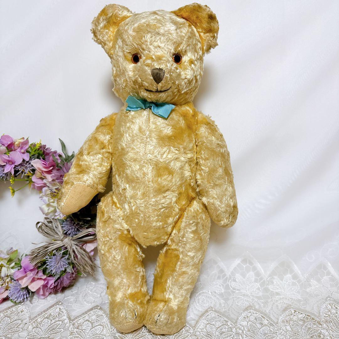 ❤️奇跡の極美品✨❤️英国にっこりアンティークベア　テディベア　ビンテージ　イギリス