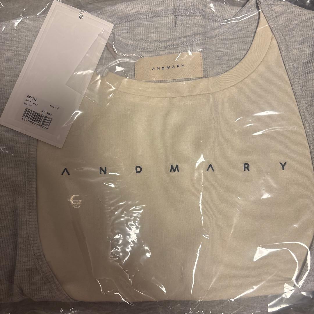 トップス andmary Mary logo tops