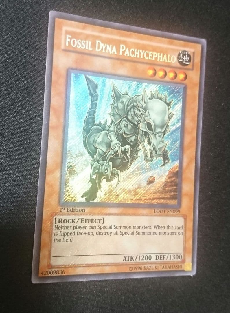 フォッシル・ダイナ パキケファロ　英語　EU版1stシークレット②　LODT