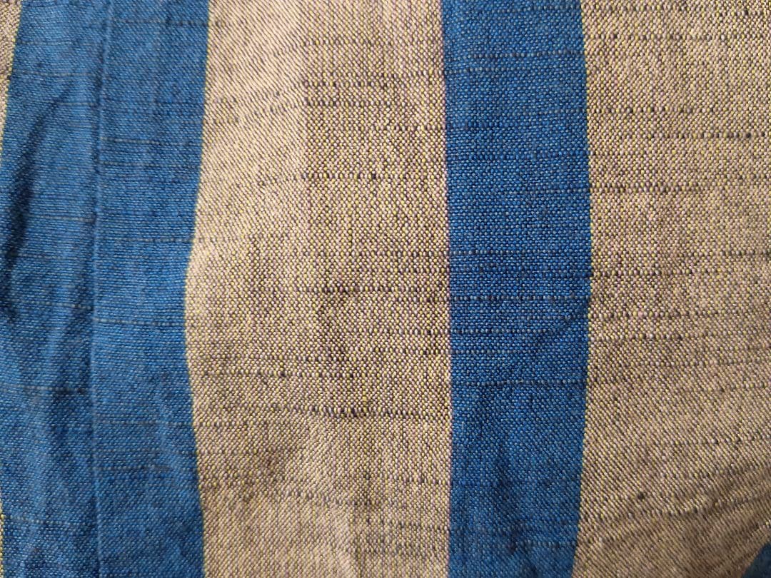 ヤンマ産業　会津木綿　キュロット　ひじり縞