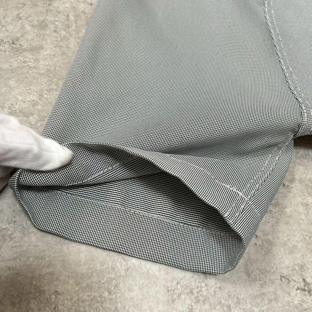 ブラック コムデギャルソン サルエルパンツ チェック 千鳥孔子