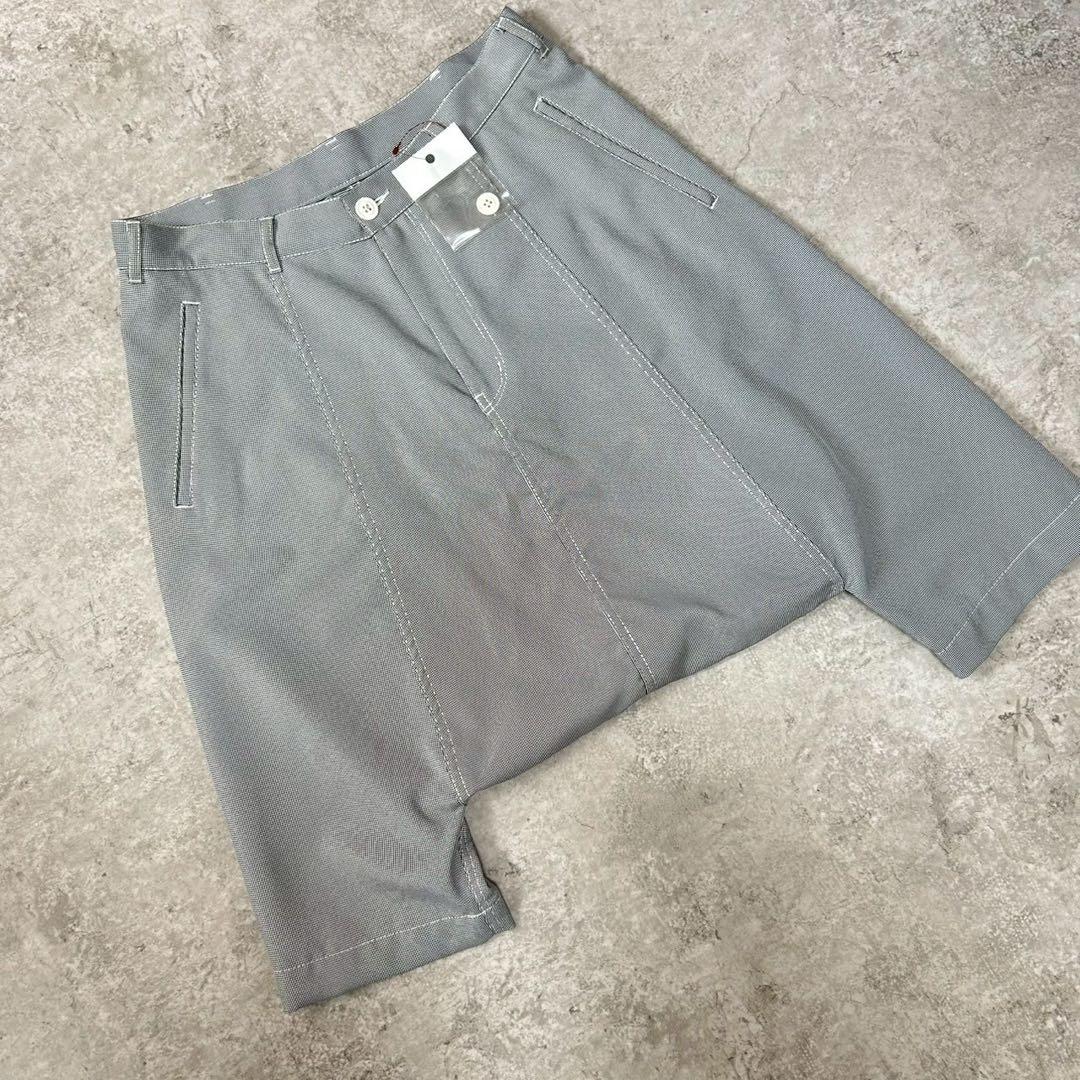 ブラック コムデギャルソン サルエルパンツ チェック 千鳥孔子