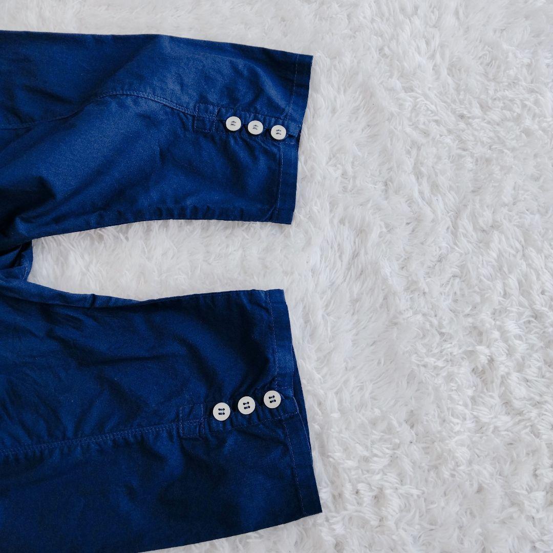 ヤッコマリカルド　シャツワンピース　ピンタック　ロング丈　半袖