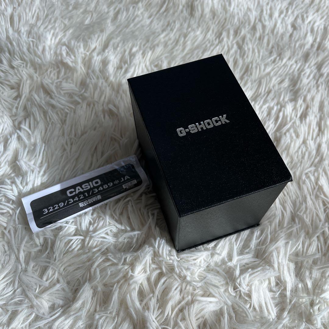 箱付き美品✨g-shock 5600 メタル　ブラック casio シルバー