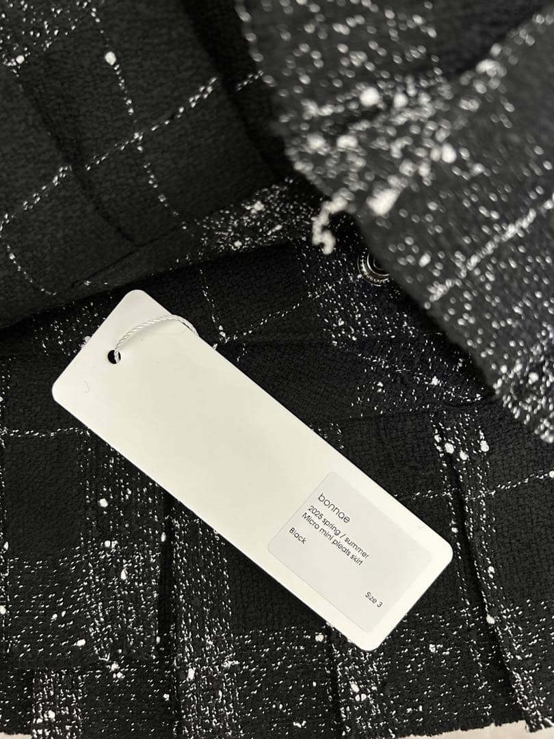 [新品] bonnae micro pleats skirt (サイズ３)