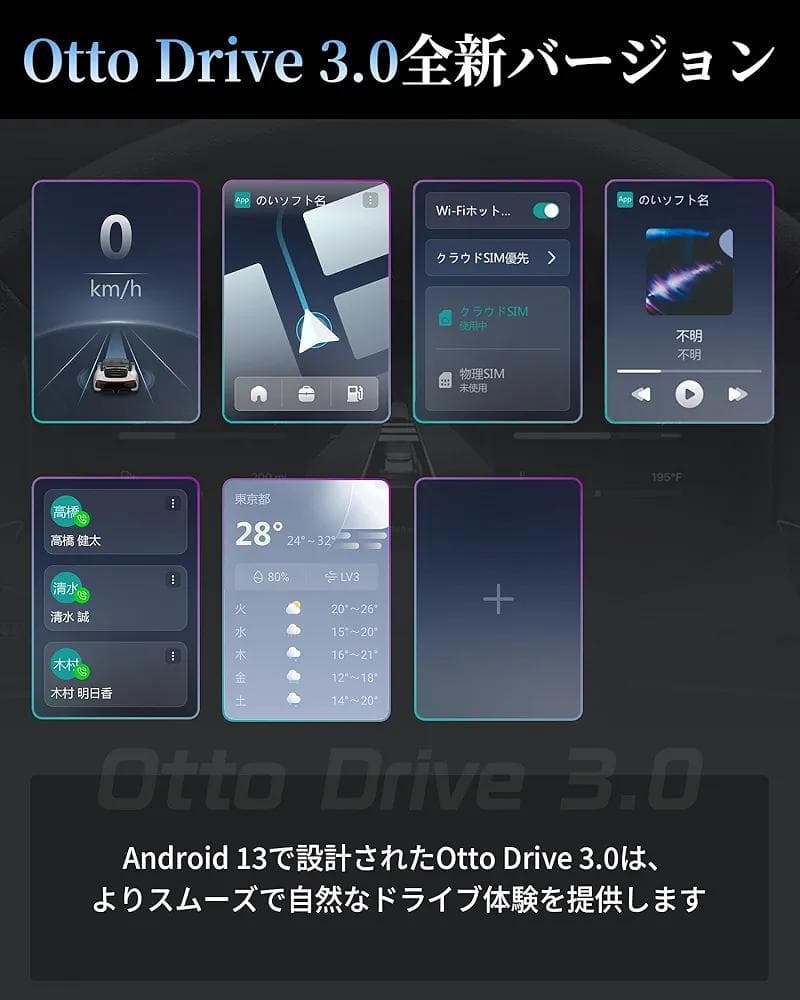 【公式】新型 モデル オットキャスト P3 Pro Ottocast ⭐A①73