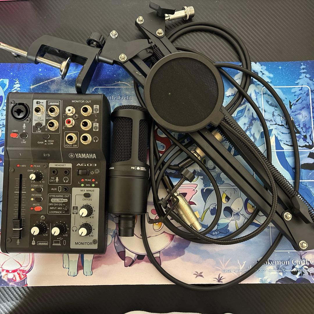 AG03MK2 オーディオインターフェース ブラック 歌ってみたセット