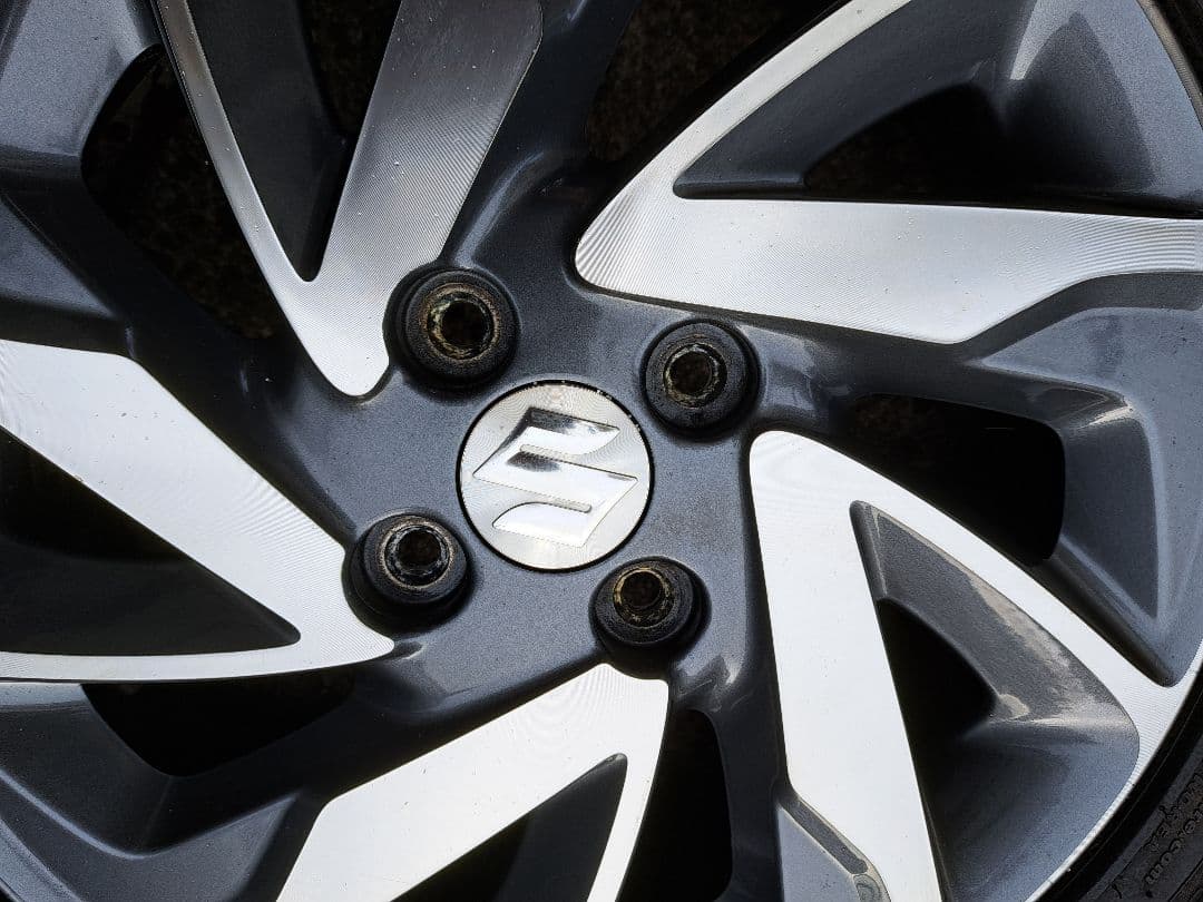 15×4.5J+45 4H100スズキ純正！+165/55R15×4送料￥900