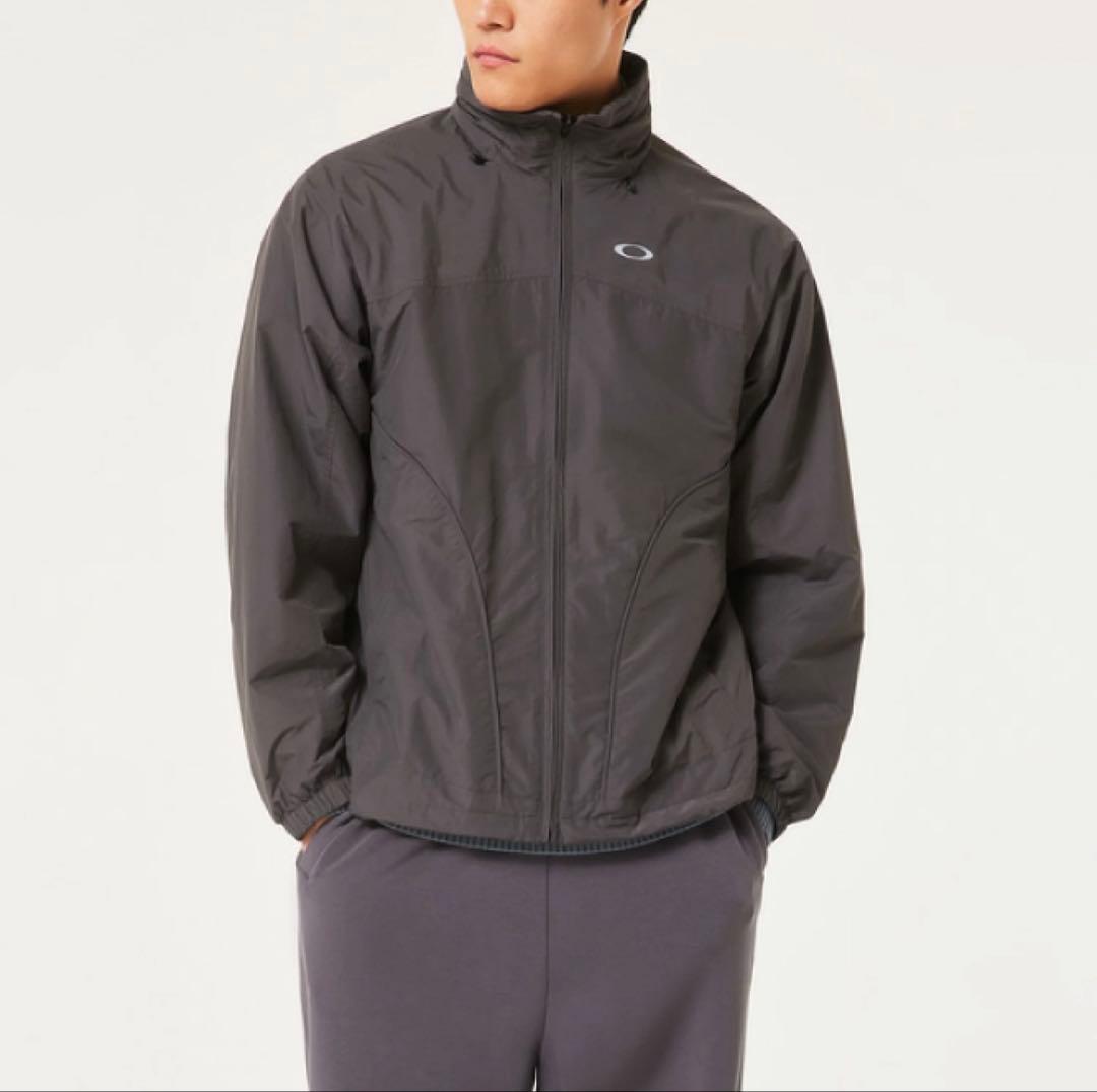 OAKLEY 撥水ナイロンジャケット ダークグレー