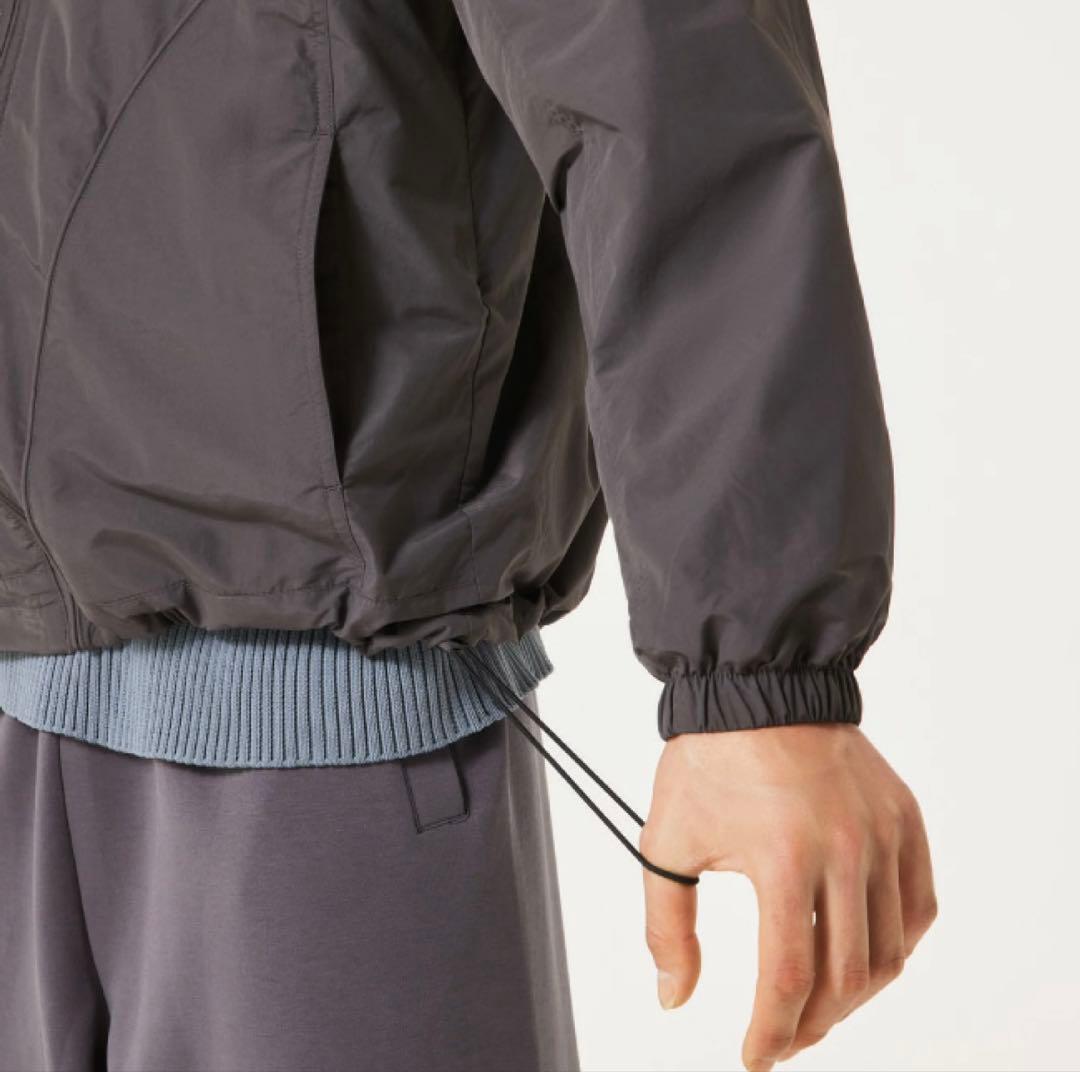 OAKLEY 撥水ナイロンジャケット ダークグレー