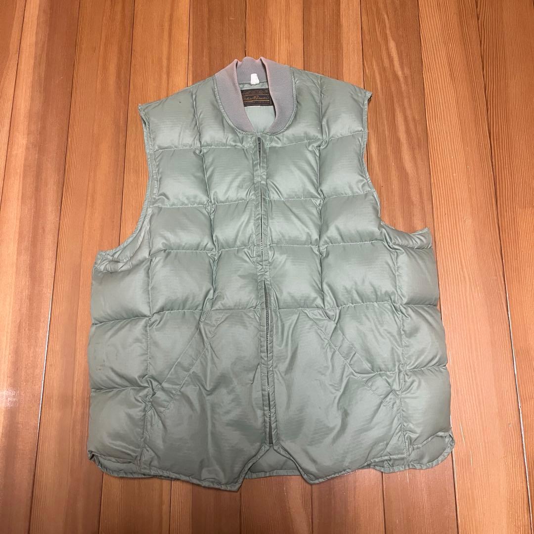 70's Eddie Bauer ダウンベスト カーキ