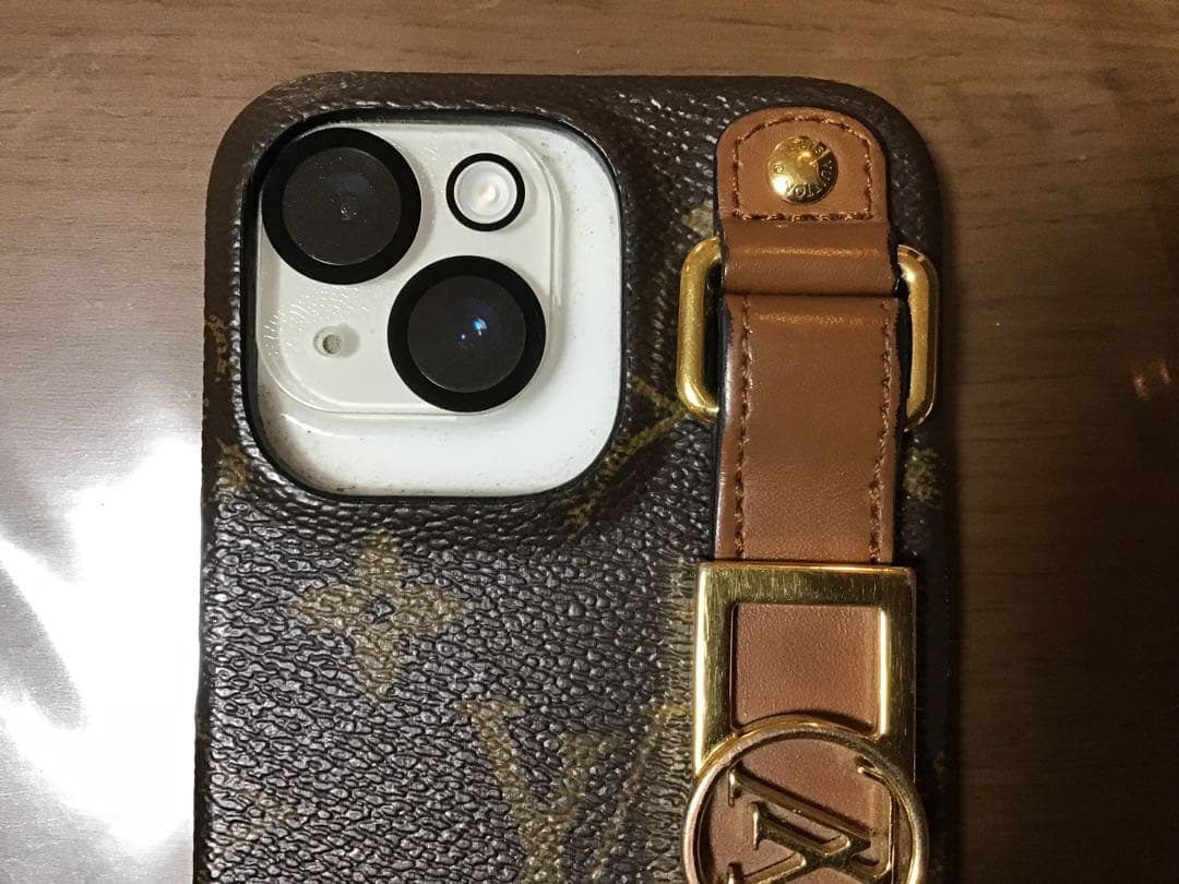 iPhone用モノグラムレザーケース13pro 美品