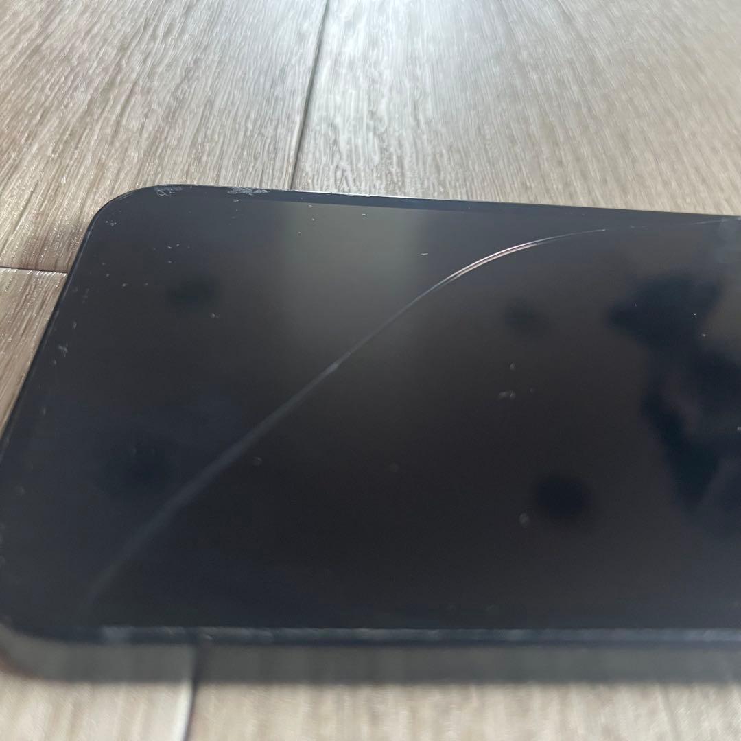 iPhone 12 ブラック 本体のみ 画面割れあり 動作確認済み