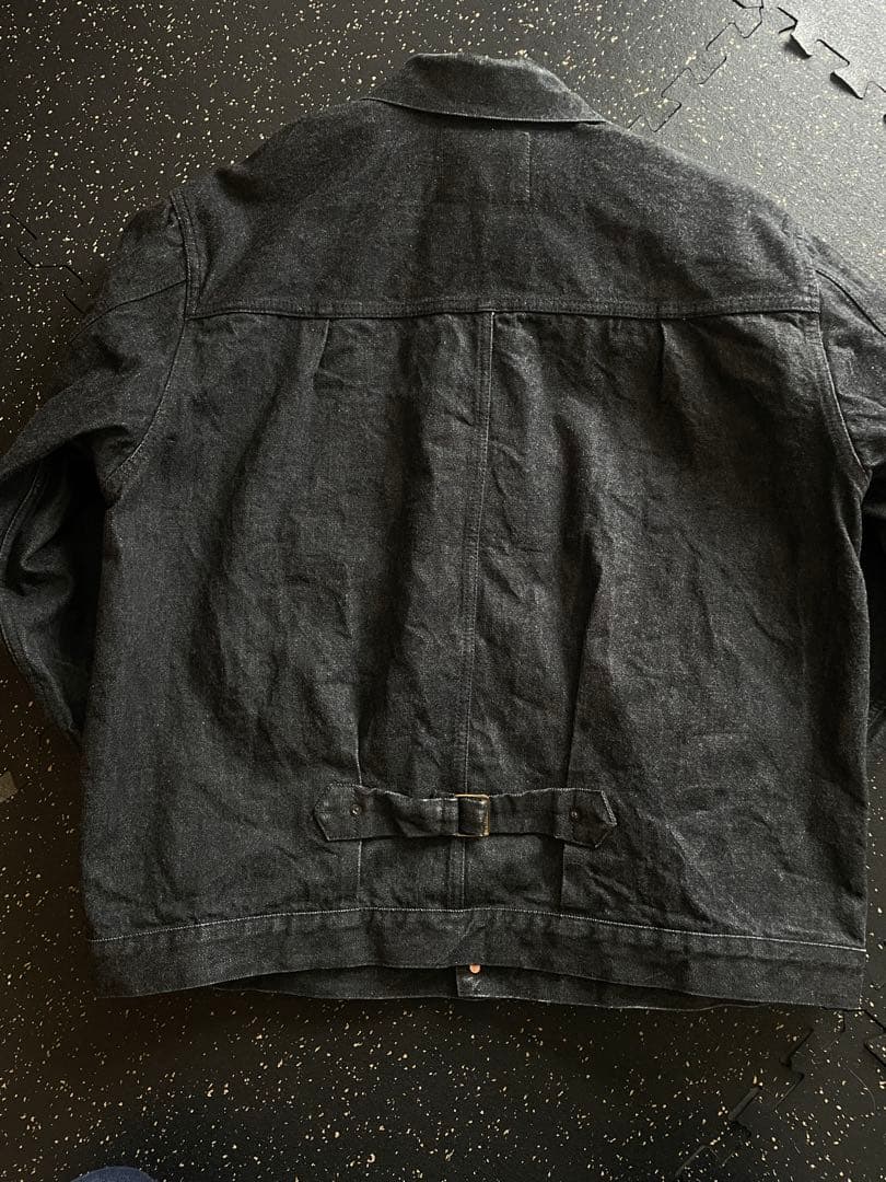 boncoura 9周年　ブラックデニムジャケット　1st