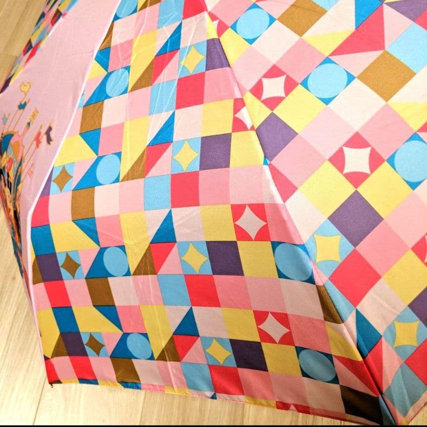 タグ付　パリディズニー　イッツアスモールワールド　かわいい折りたたみ傘