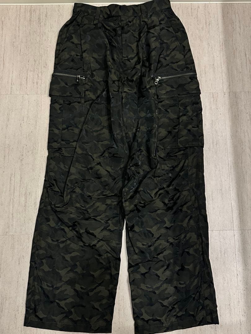 迷彩ワイドパンツ　juha