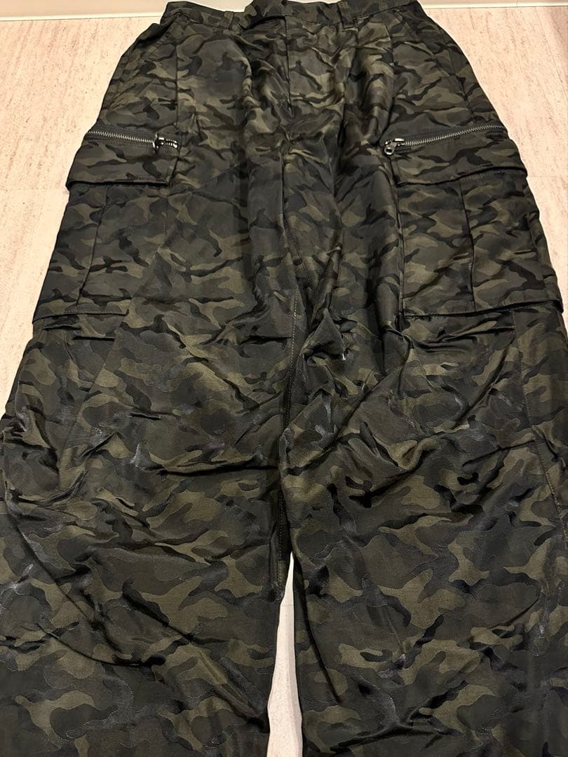 迷彩ワイドパンツ　juha