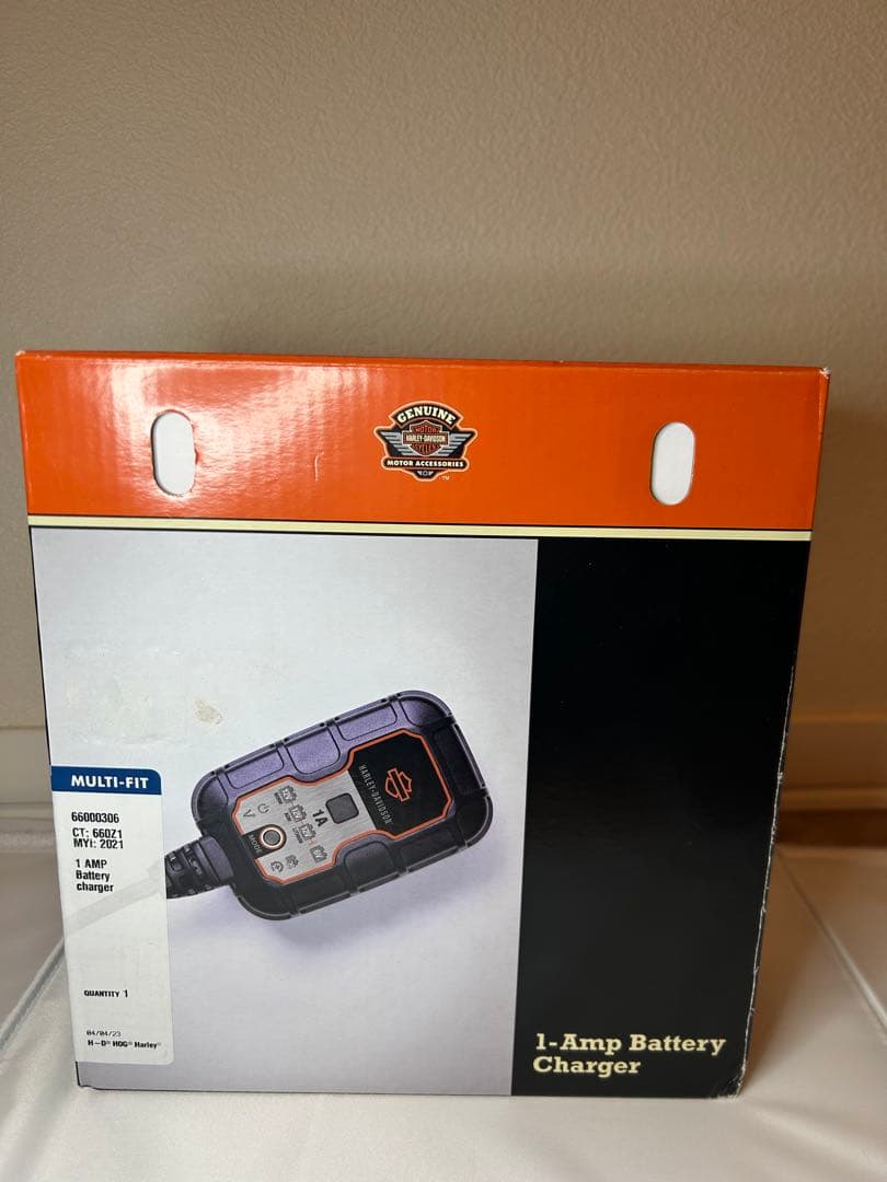 ハーレーダビッドソン 未使用 純正 1 AMP Battery charger